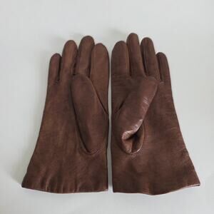 Brown Winter Gloves Brown Size M Knit Lined Made in Philippines